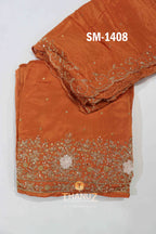 SM-1408 Hand-Embroidered Chinnon Salwar Set