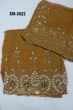 CODE: SM‑3621 – Viscose Organza Salwar Material