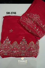 Code SM‑3746 Crape Salwar Material