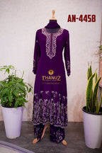 Exquisite Chinon Anarkali Suit Collection Product Code: 4458