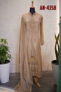 The four elegant Georgette Anarkali suits  under the dress code AN-4358.