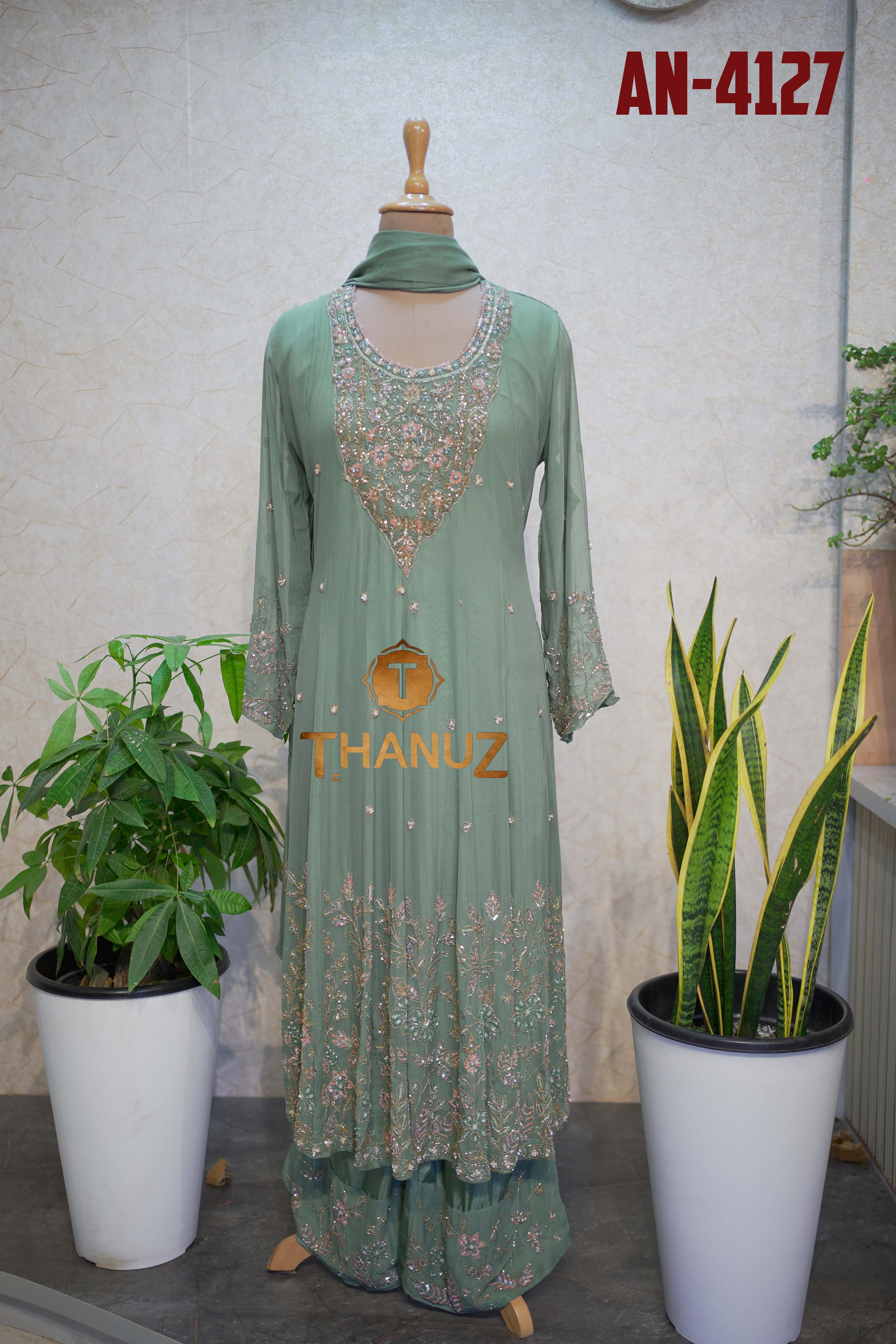 Chinnon  Anarkali dress sets Code AN-4127