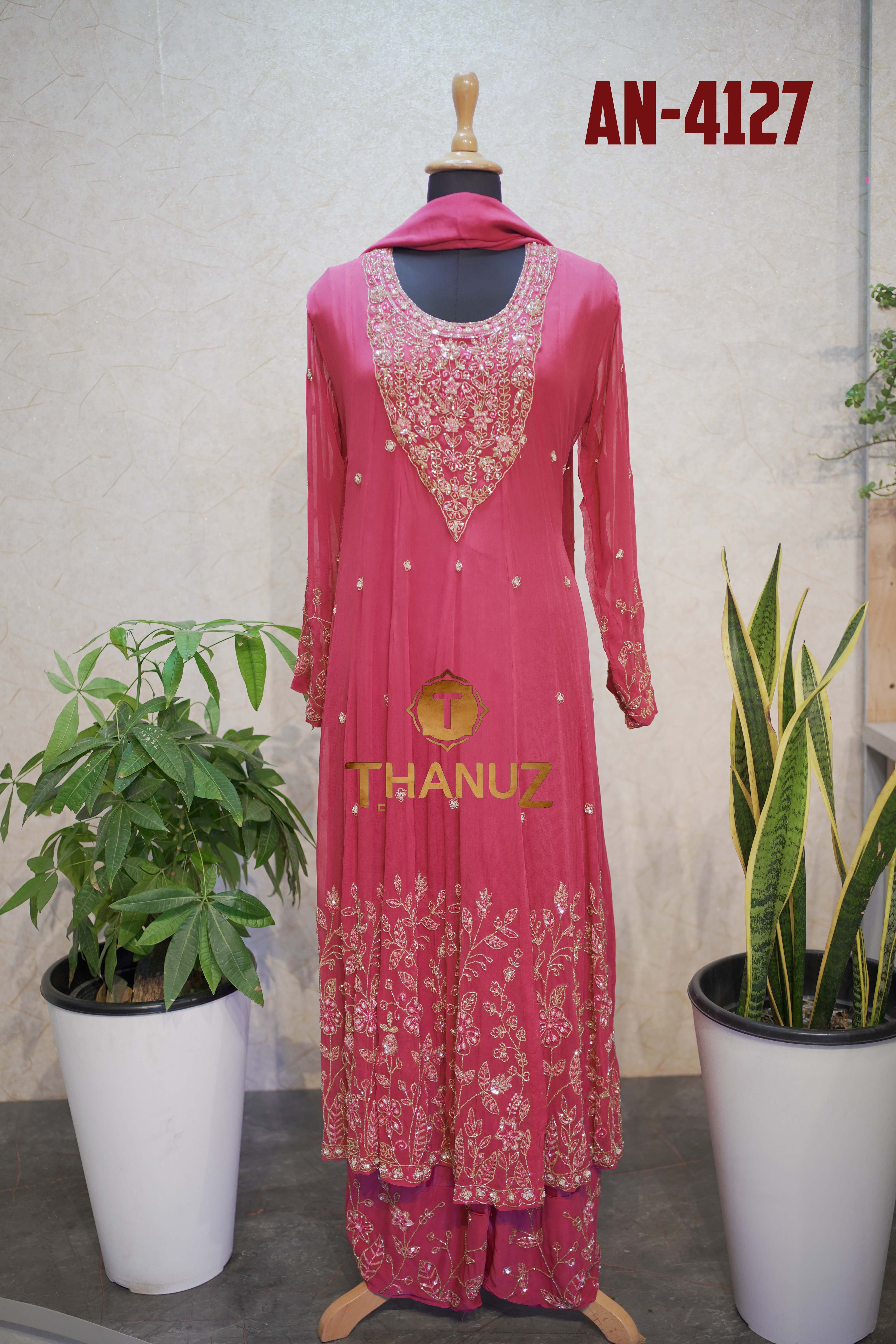 Chinnon  Anarkali dress sets Code AN-4127