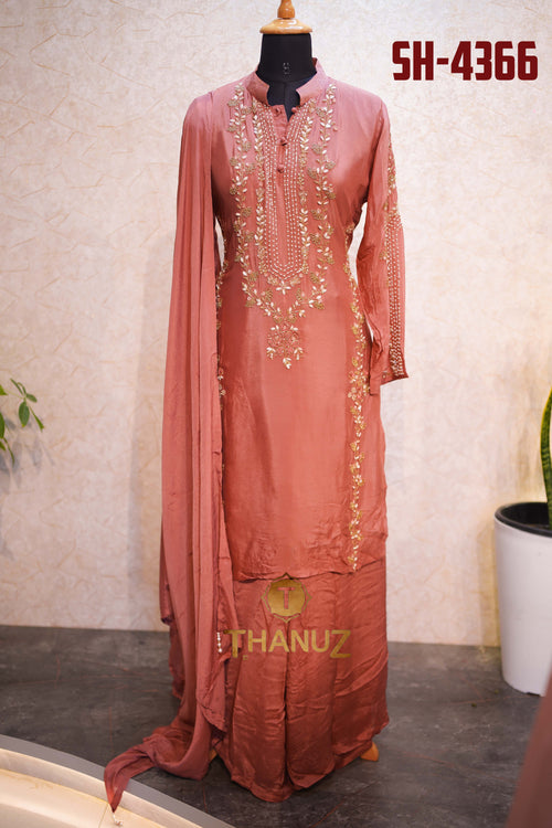 Beautiful Chinon Sharara Suit (Code: SH-4366)