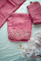 Uppada silk unstitched salwar suit  product code SM-4237