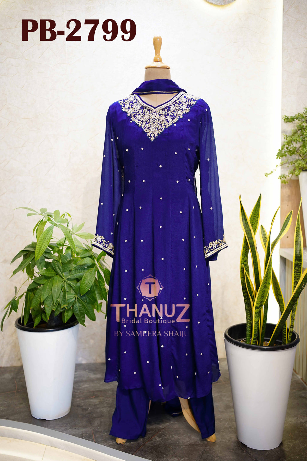 PB‑2799 – Chinnon Anarkali Set - PRE-BOOKING