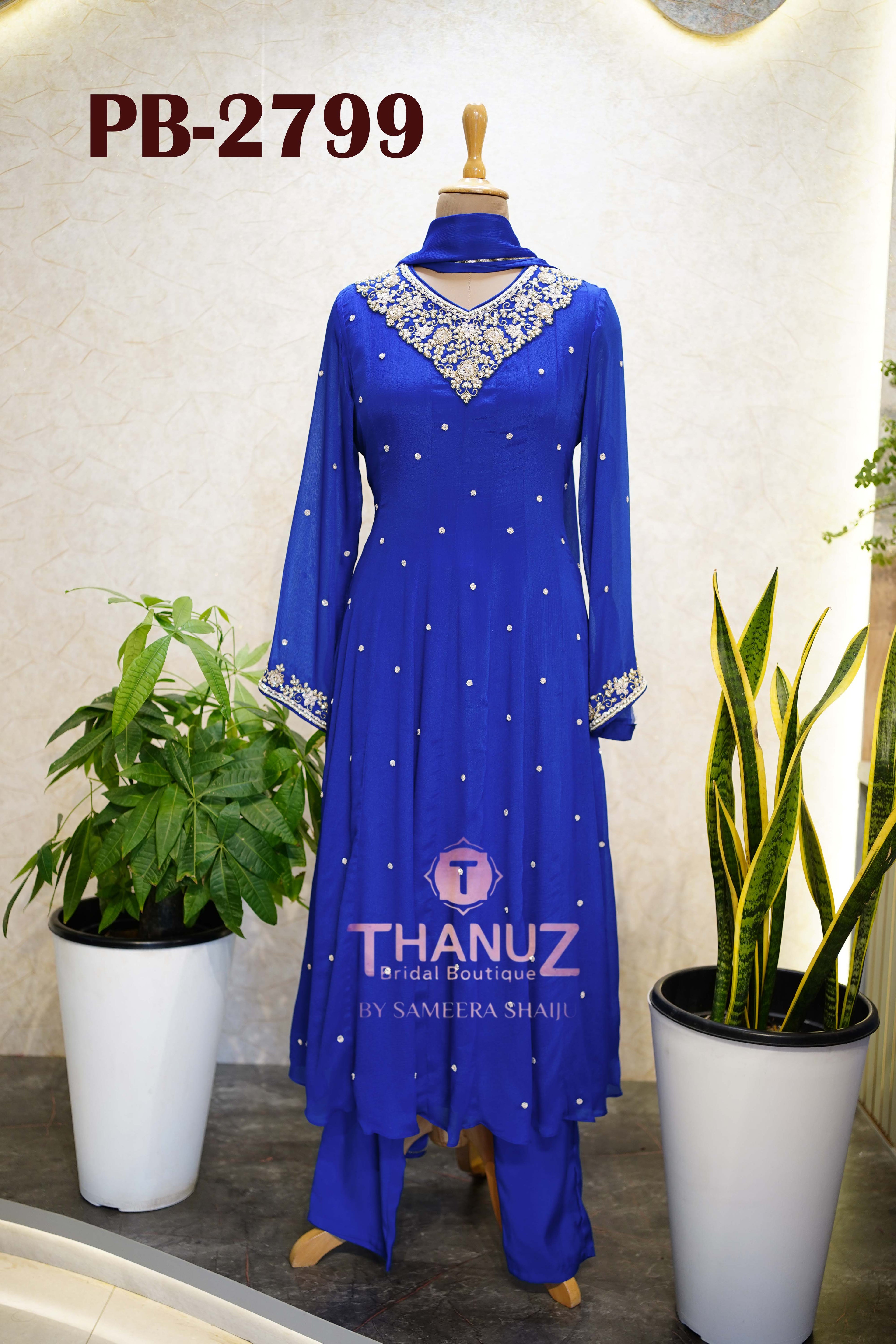PB‑2799 – Chinnon Anarkali Set - PRE-BOOKING