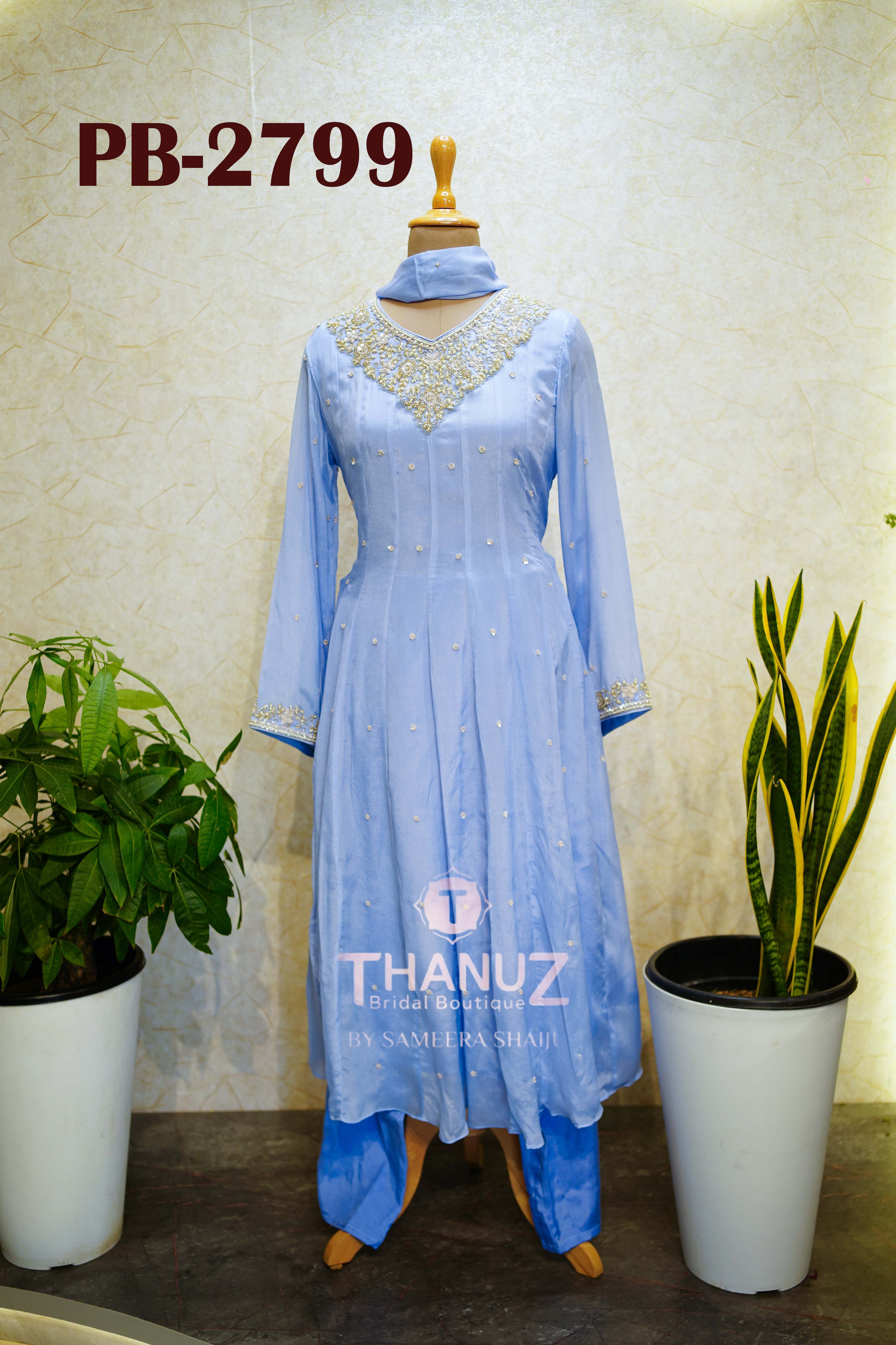 PB‑2799 – Chinnon Anarkali Set - PRE-BOOKING