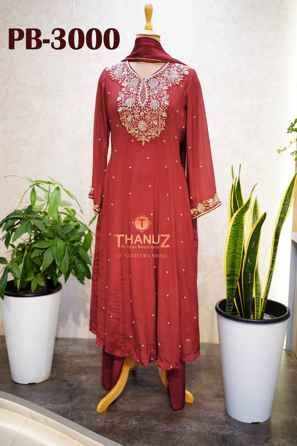 PB‑3000 Pre-Booking Chinnon Anarkali Set