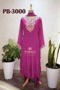 PB‑3000 Pre-Booking Chinnon Anarkali Set