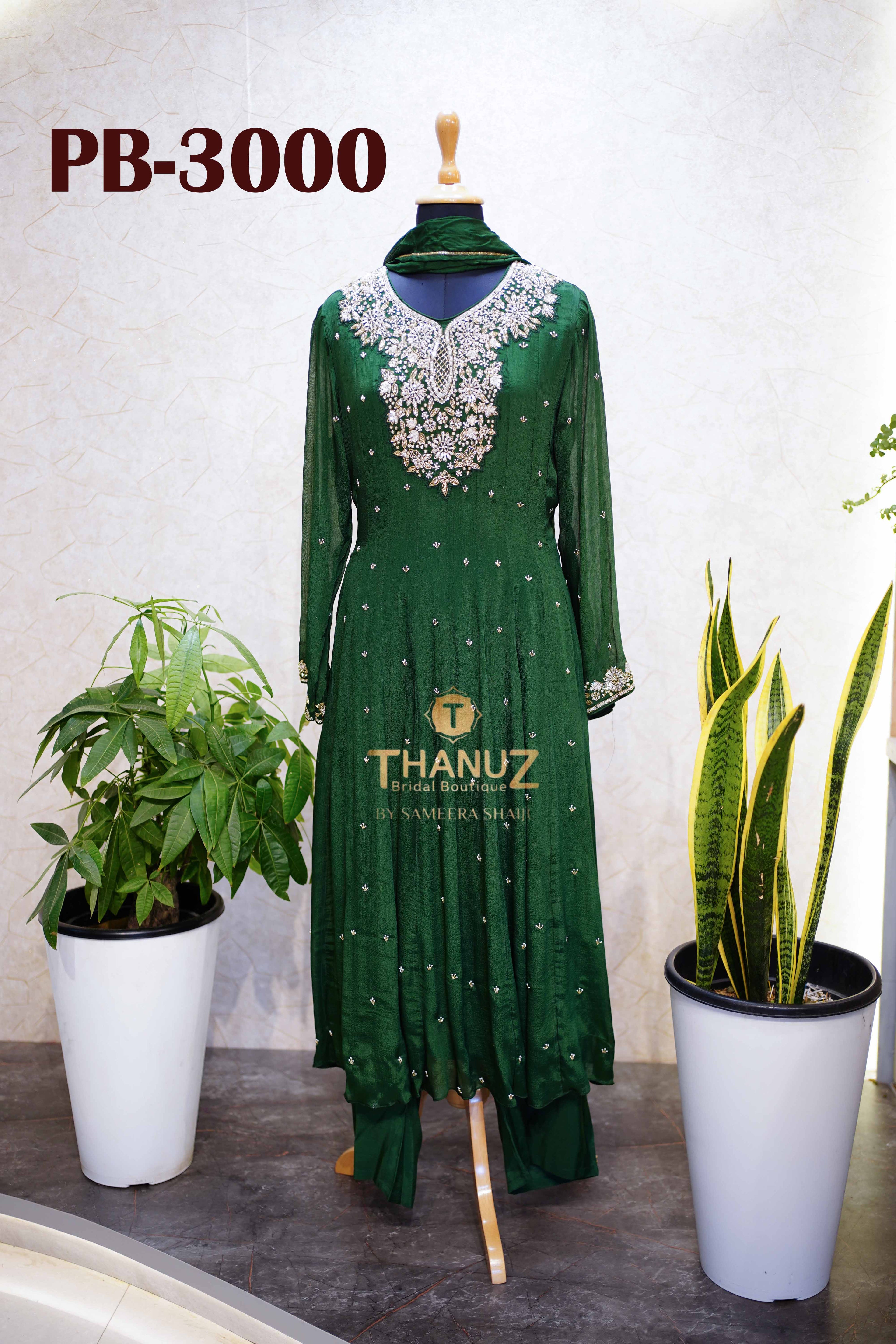 PB‑3000 Pre-Booking Chinnon Anarkali Set