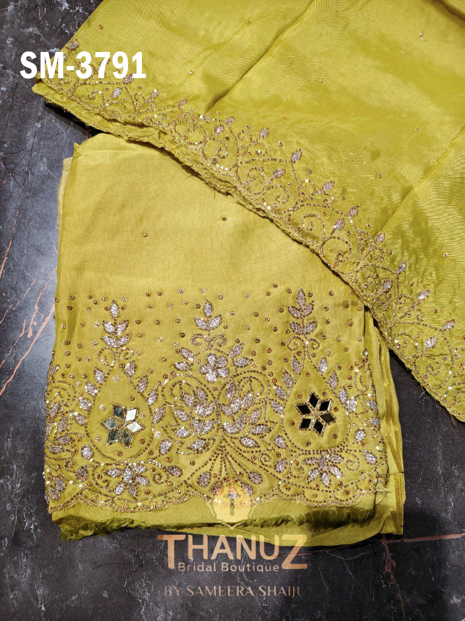SM‑3791 – Chinnon Salwar Material