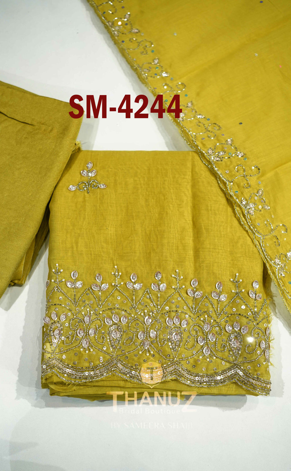 SM‑4244 Unstitched Salwar Material