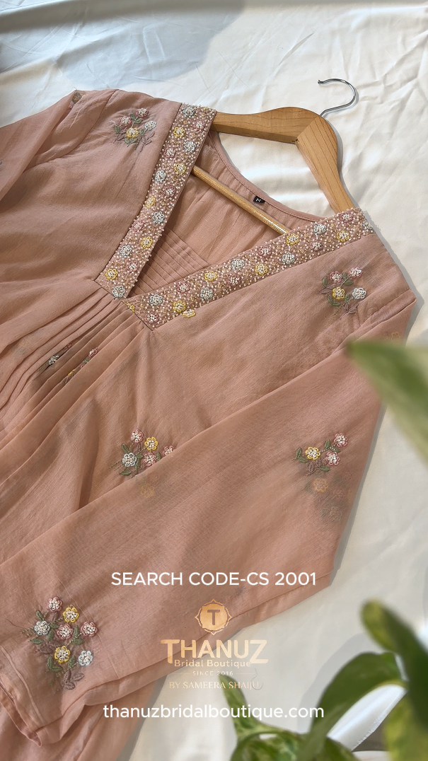 Elegant Mal Chanderi Casual Outfit CS2001