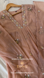 Elegant Mal Chanderi Casual Outfit CS2001