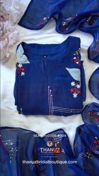 Elegance in sapphire Casual Outfit Code: CS2004