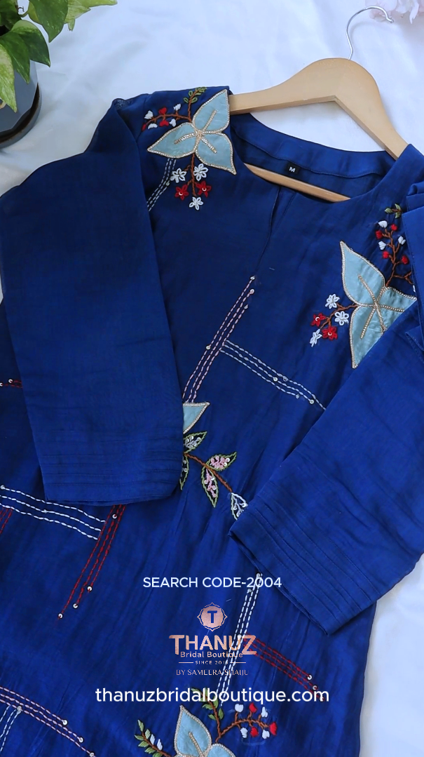 Elegance in sapphire Casual Outfit Code: CS2004
