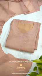 Elegant Semi-Formal Salwar Suit Set Search Code 4404