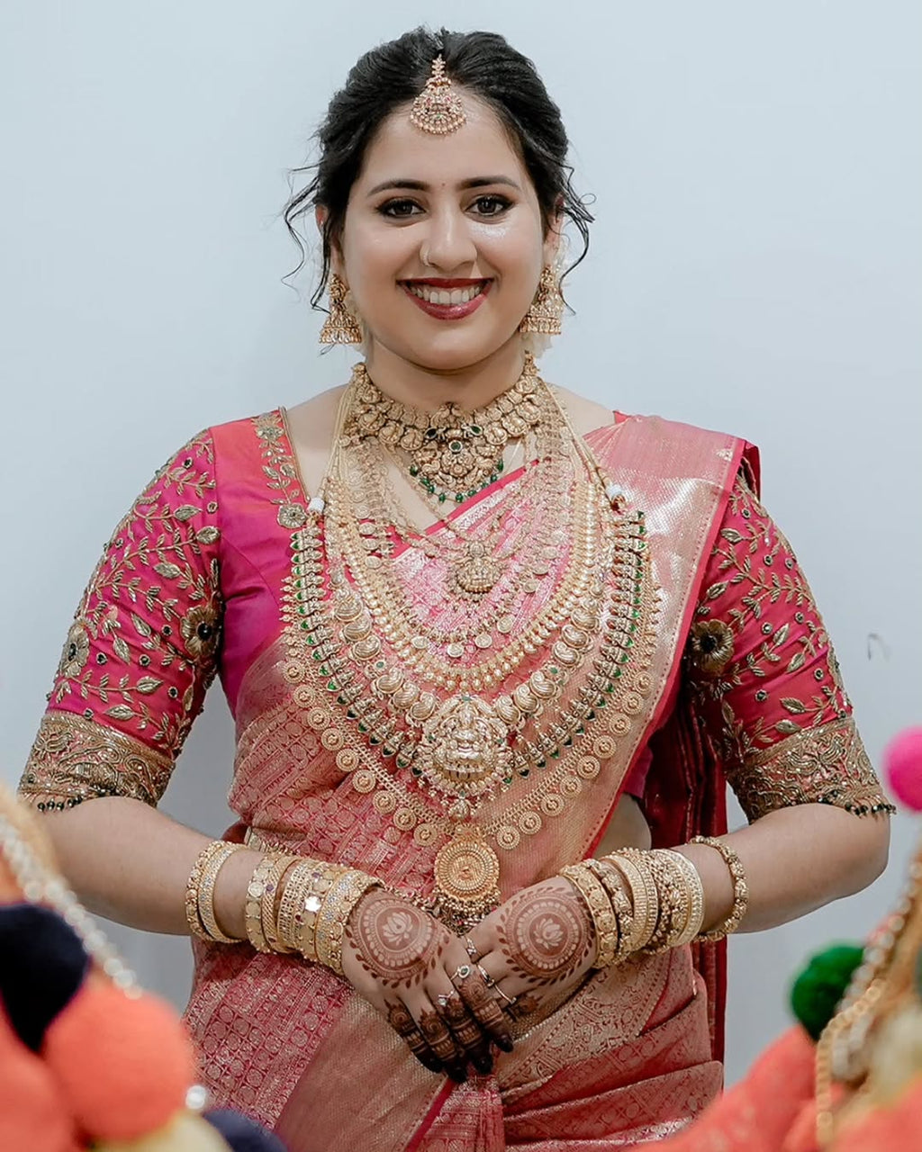 Regal Charm: Customised Bridal Blouse