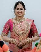 Regal Charm: Customised Bridal Blouse