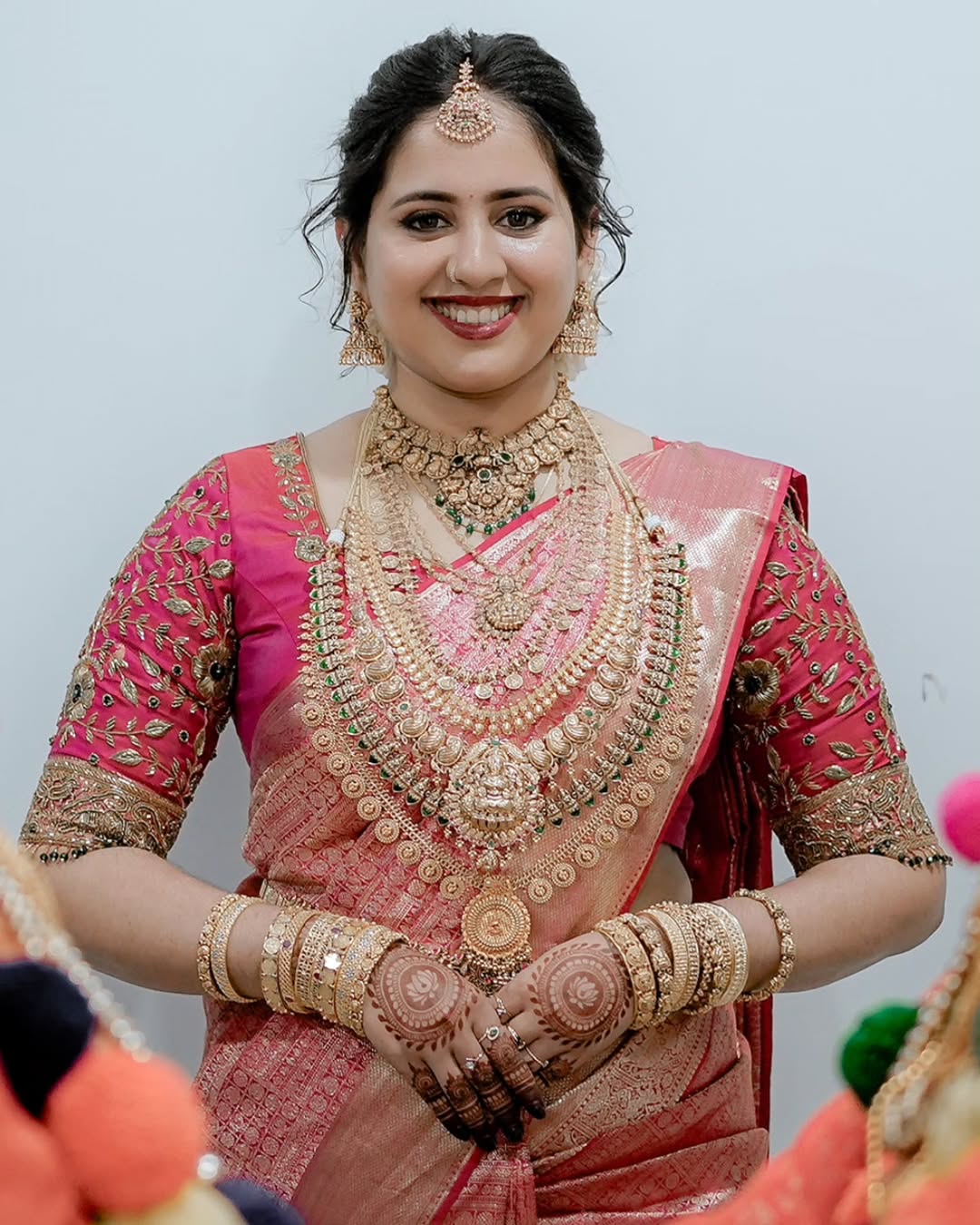 Regal Charm: Customised Bridal Blouse
