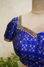 Bridal Blouse with Sweetheart Sweet-Asymmetric Neckline