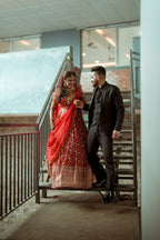 Intricate Gold Floral Bridal Lehenga