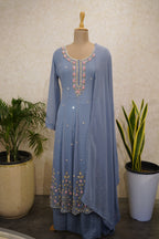 Georgette Anarkali Salwar Suit Set code 4492
