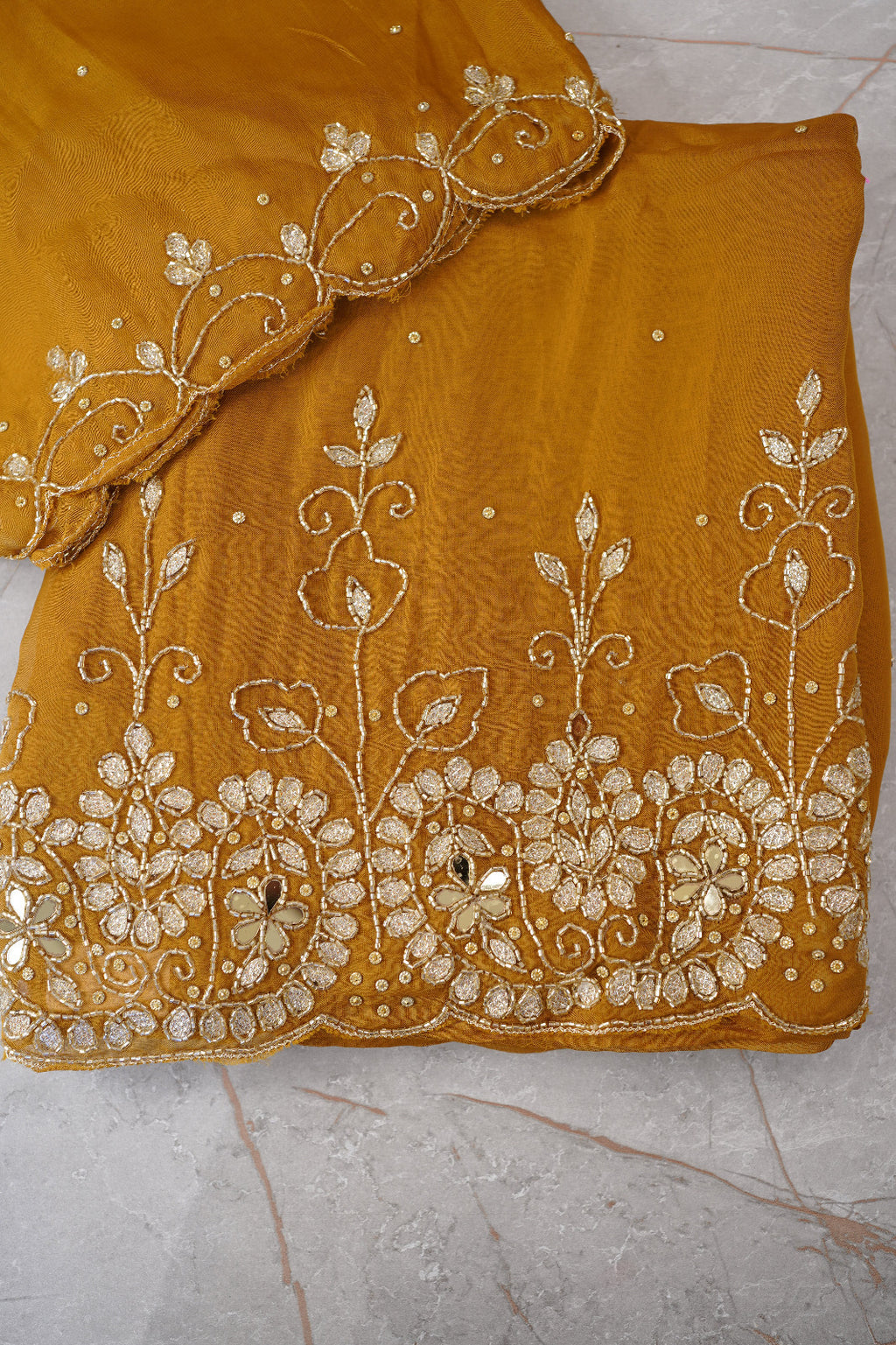 Georgette Unstitched Suit Set with Dupatta code 3621