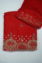 🌟 Premium Embroidered Unstitched Suit Code 1458