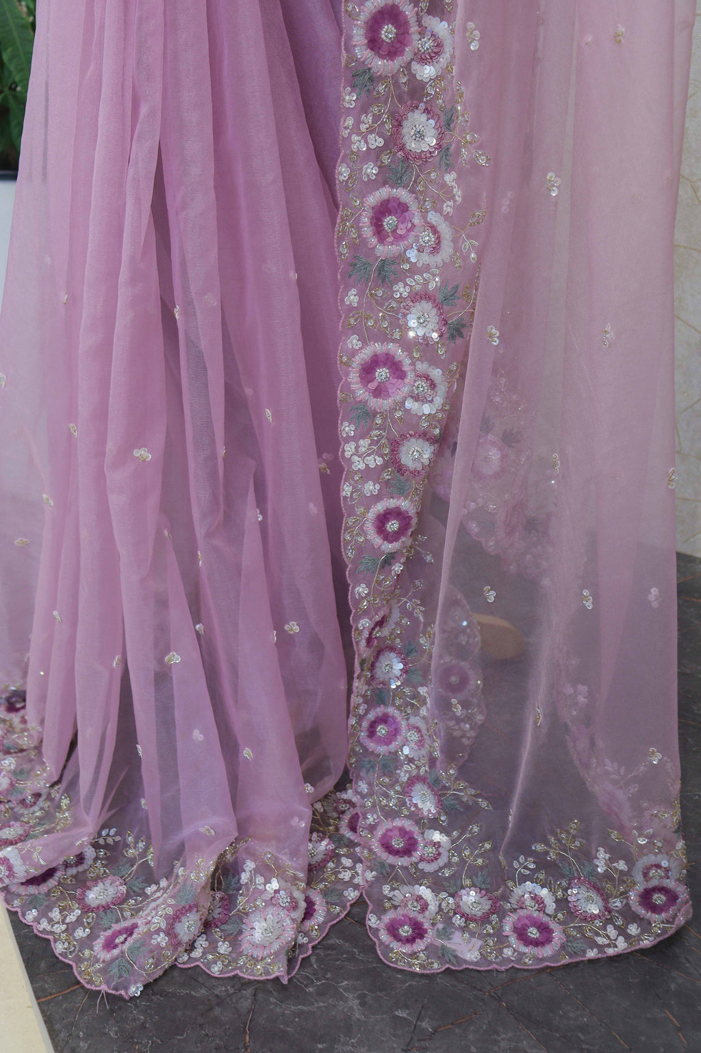 Exquisite Soft Organza Designer Saree