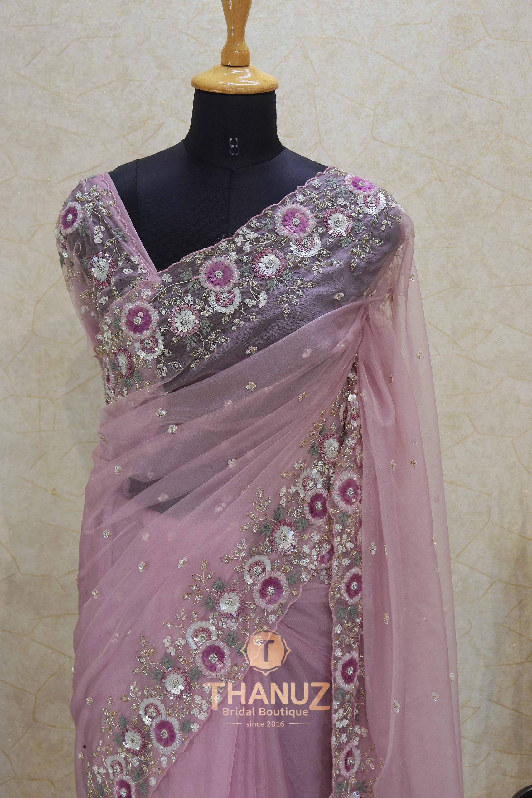 Exquisite Soft Organza Designer Saree
