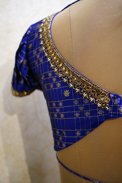 Bridal Blouse with Sweetheart Sweet-Asymmetric Neckline