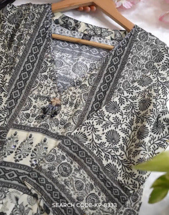 Floral Three-Piece Salwar Suit Set Code KP8333
