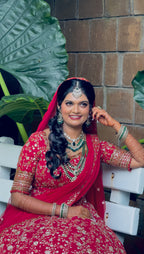 Intricate Gold Floral Bridal Lehenga