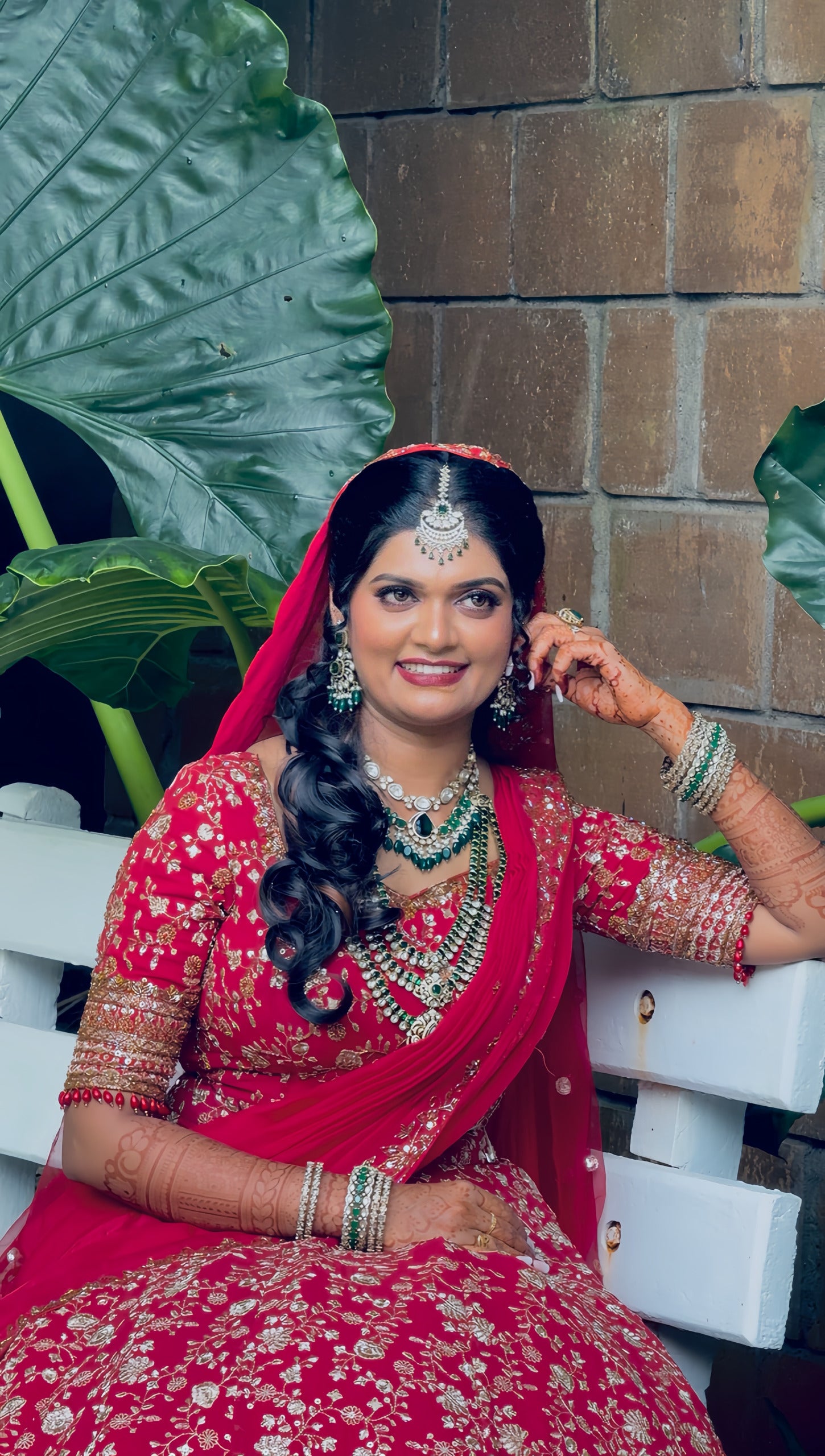 Intricate Gold Floral Bridal Lehenga
