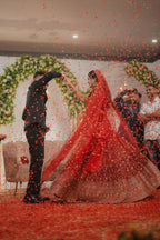 Intricate Gold Floral Bridal Lehenga