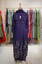 Embellished Georgette Anarkali Suit Set (Code: 4456)
