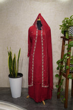 Elegant Embroidered Palazzo Suit Set Code: 4399