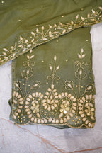 Georgette Unstitched Suit Set with Dupatta code 3621