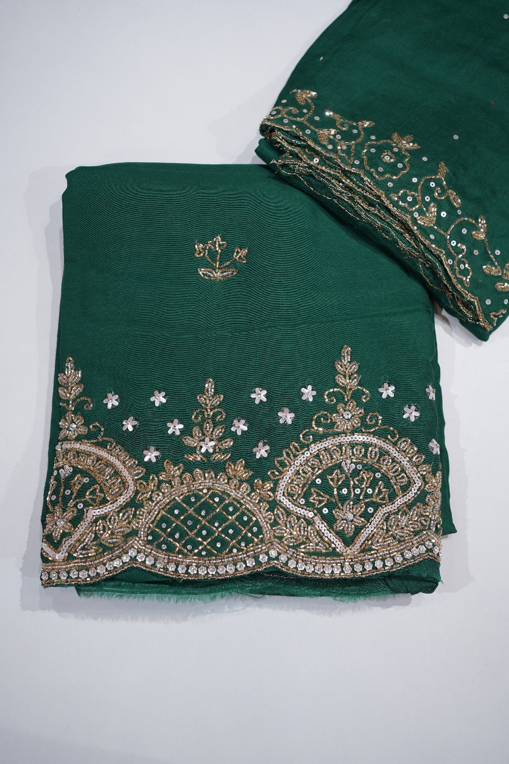 🌟 Premium Embroidered Unstitched Suit Code 1458