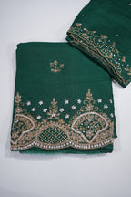 🌟 Premium Embroidered Unstitched Suit Code 1458