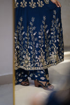 👑Regal Heavily Embellished Anarkali Suit Set Code -4128