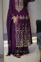 👑Regal Heavily Embellished Anarkali Suit Set Code -4128
