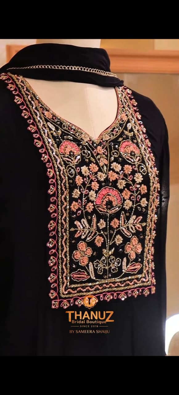 ✨ Heavy Embroidered Anarkali Suit Set code 4357