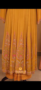 ✨ Heavy Embroidered Anarkali Suit Set code 4357