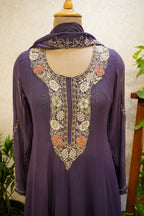 Georgette Anarkali Gown Set (Code: GN-0276)