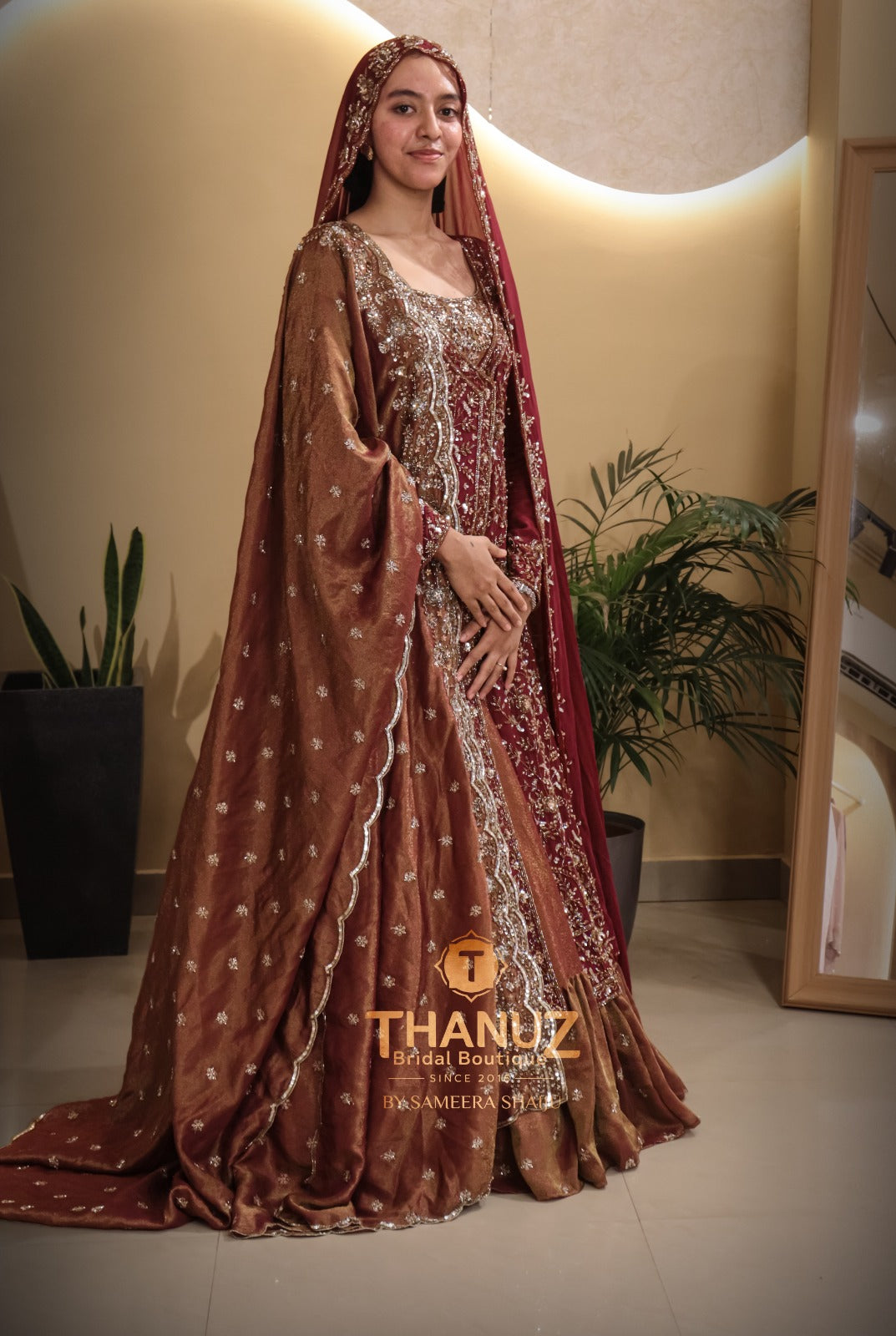 Royal Pakistani Heavily Embellished Bridal Gown